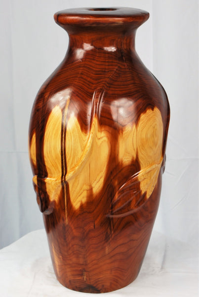 Vase with Leaves